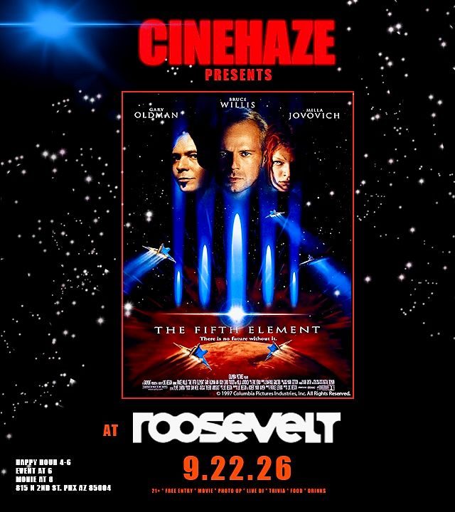 Cinehaze Presents: The Fifth Element flyer