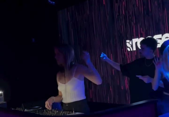 Selectors on the decks under the rain light wall