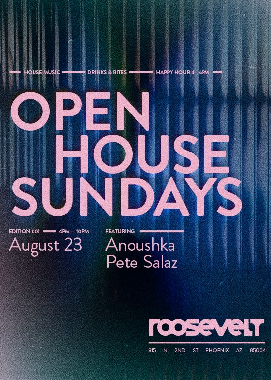 Open House Sundays flyer
